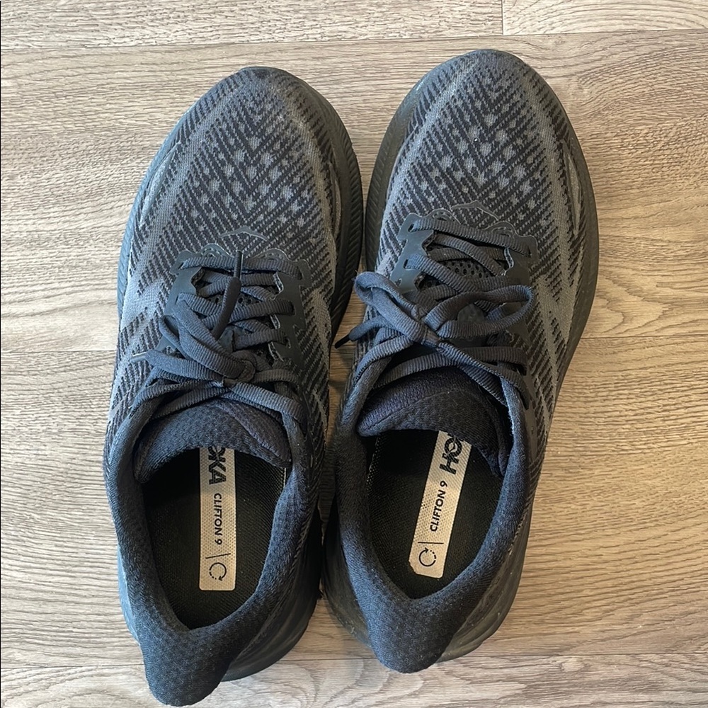Hoka Woman’s Black Running Shoes